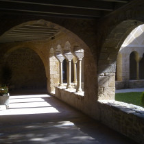 El claustre del monestir de Santa Maria